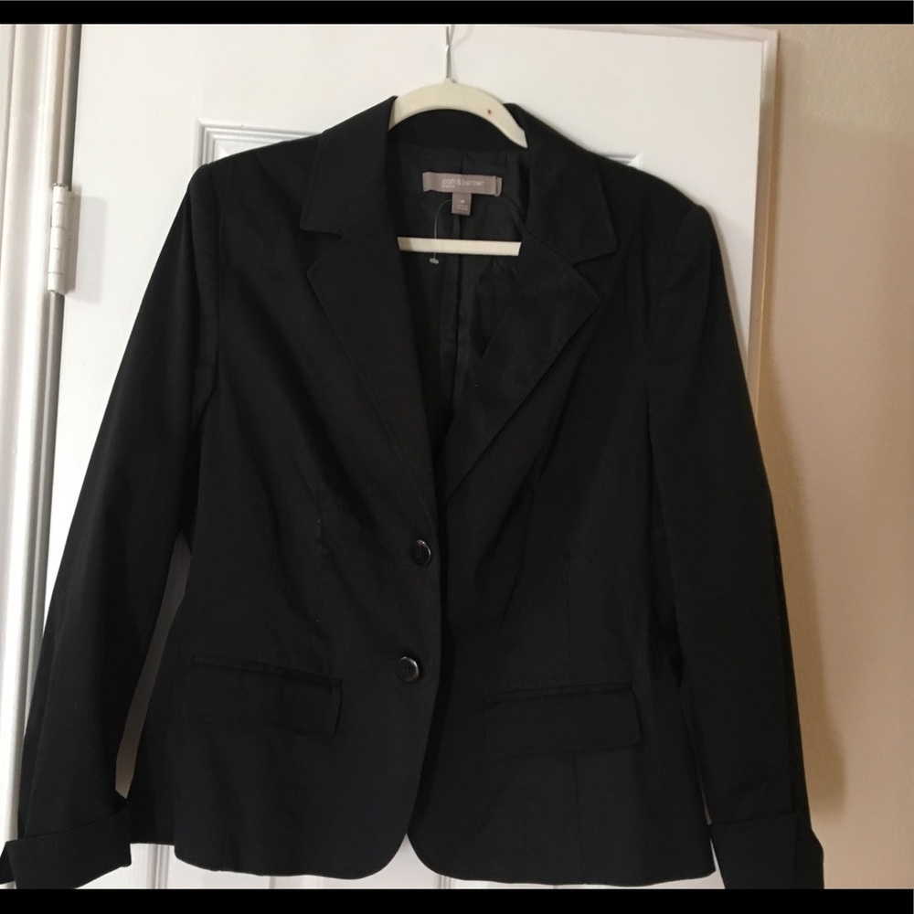 Croft and Barrow Black Blazer Size 14